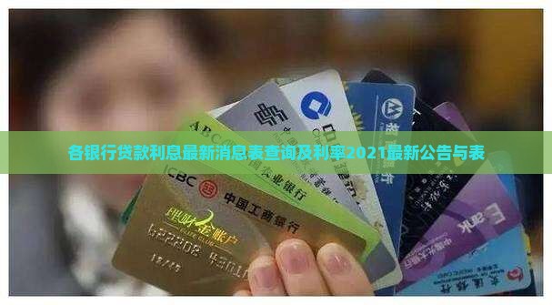 各银行贷款利息最新消息