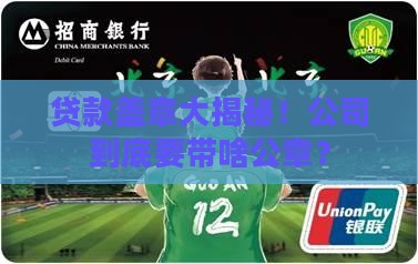 公司贷款带什么公章