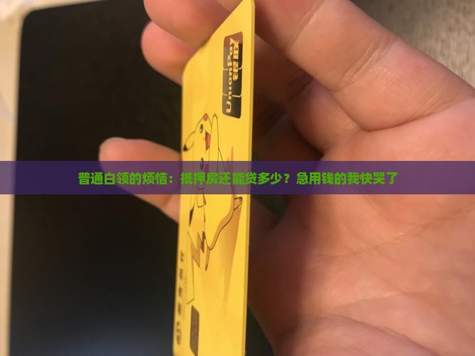抵押房二次信用贷款