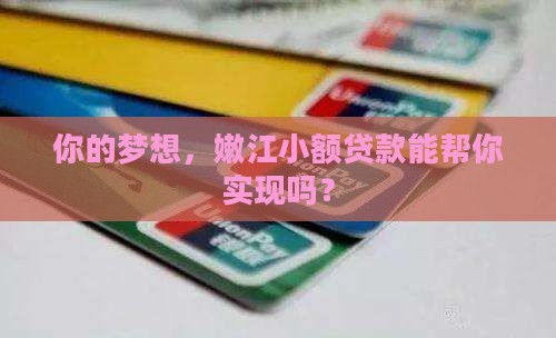 嫩江市小额贷款