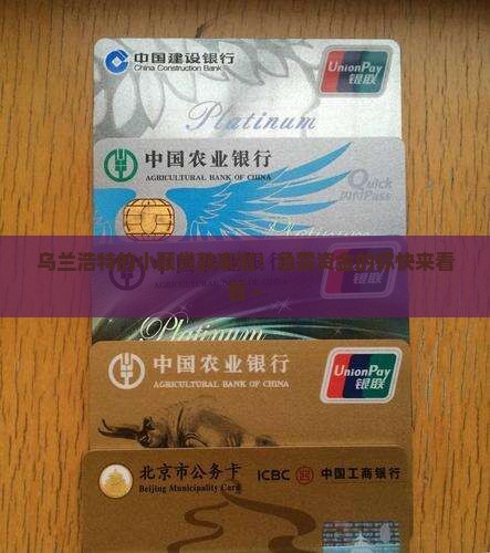 乌兰浩特英伦小额贷款