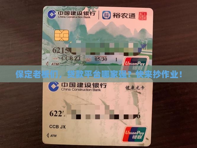 保定企业贷款平台有哪些