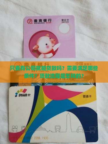 只要有公司就可以贷款