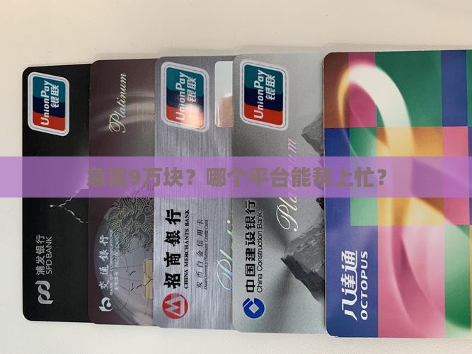 什么平台可以贷款九万