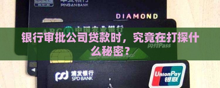公司贷款银行考察什么 公司贷款银行考察什么