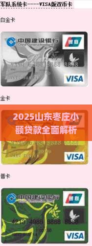 山东枣庄小额贷款