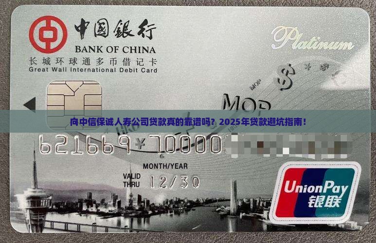 向中信保诚人寿公司贷款
