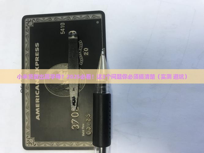小米贷款出现字母