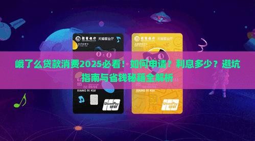 峨了么贷款消费