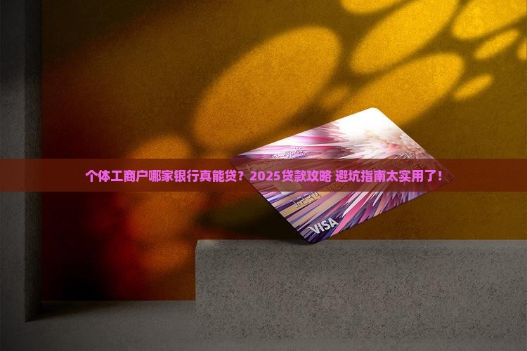 个体工商哪个银行有贷款