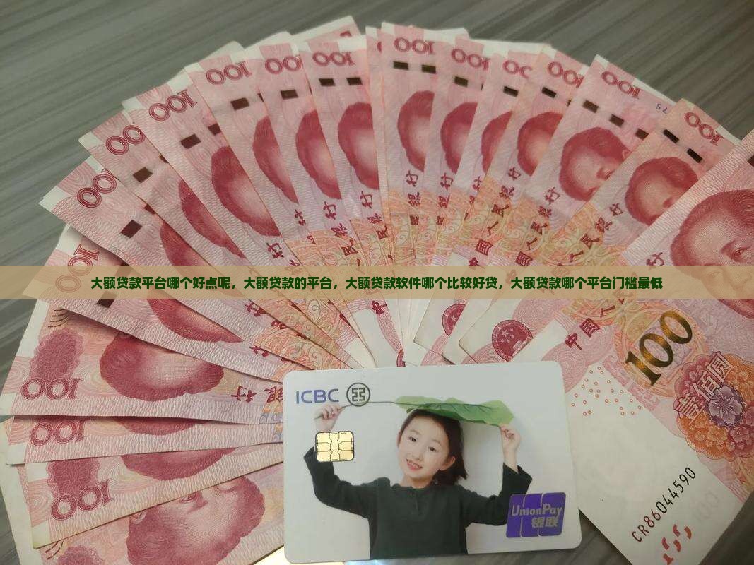 大额贷款平台哪个好点