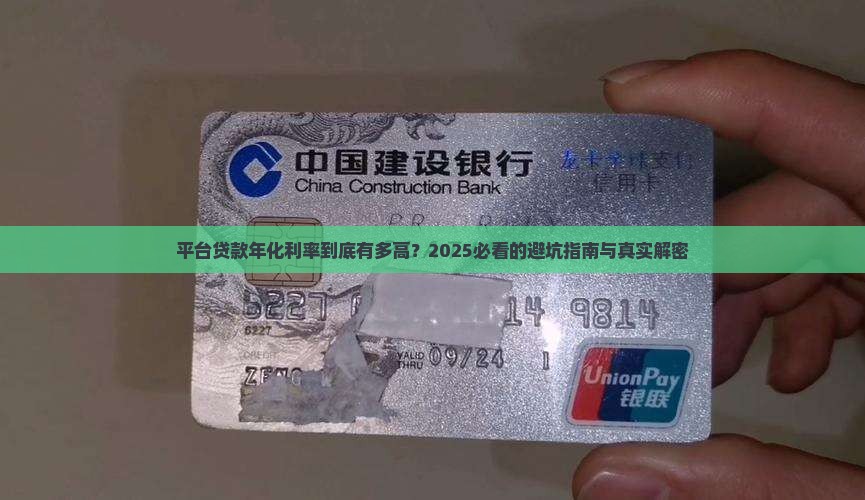 平台贷款年化利率展示