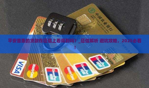 平安普惠的贷款在征信上看得到吗