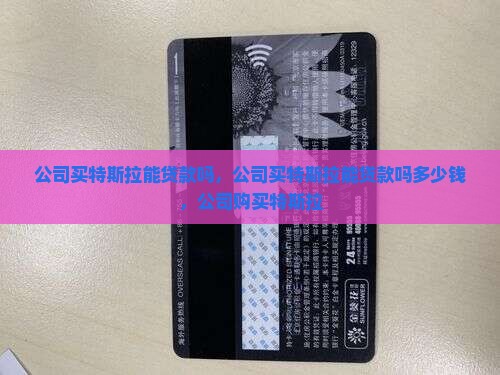 公司买特斯拉能贷款吗