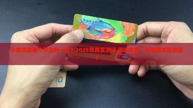 小微贷款哪个平台好一点