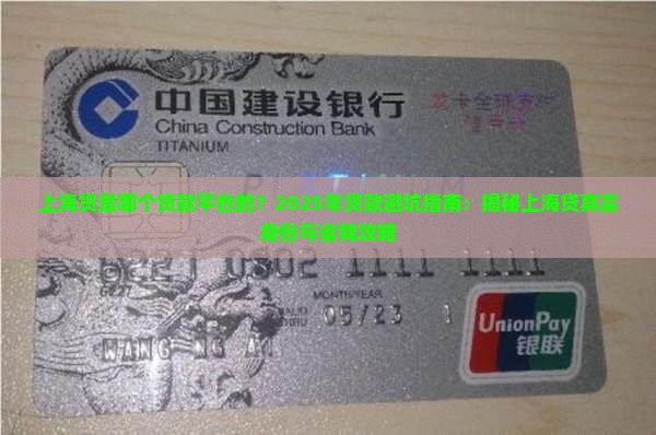 上海贷是哪个贷款平台的
