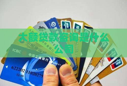 大额贷款咨询是什么公司
