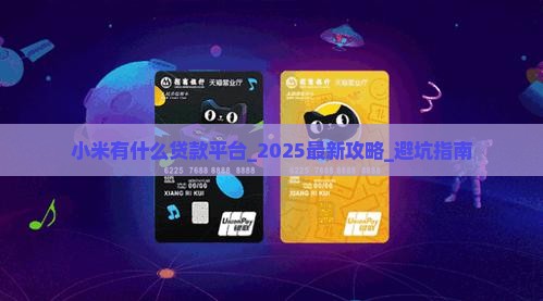 小米有什么贷款平台