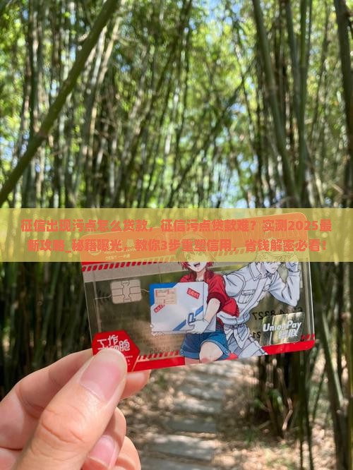 征信出现污点怎么贷款