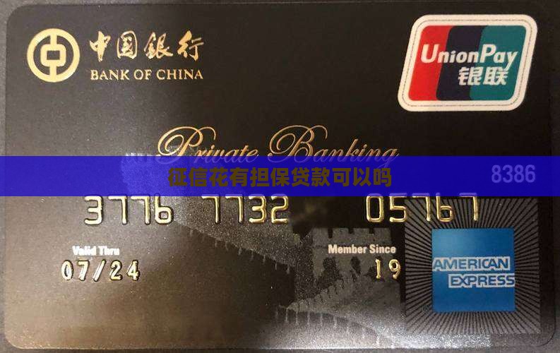 征信花有担保贷款可以吗