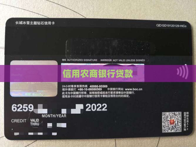 农村商业银行纯信用贷款