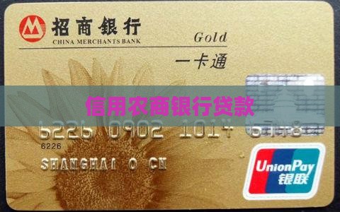 农村商业银行纯信用贷款