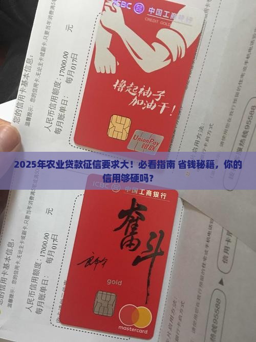 农业个人贷款征信要求