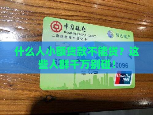 什么人小额贷款不能贷