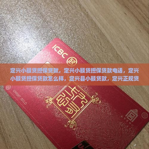 定兴小额贷担保贷款