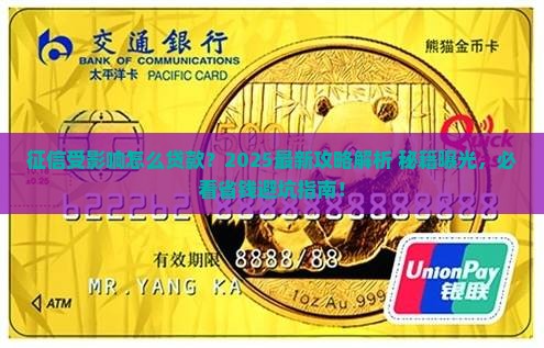 征信受影响怎么贷款