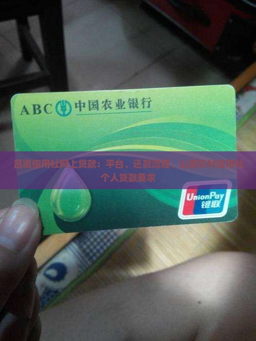 吕梁信用社网上贷款