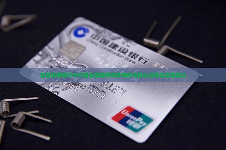 宜昌招行信用贷款电话