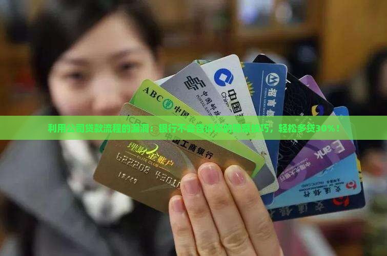 利用公司贷款流程的漏洞