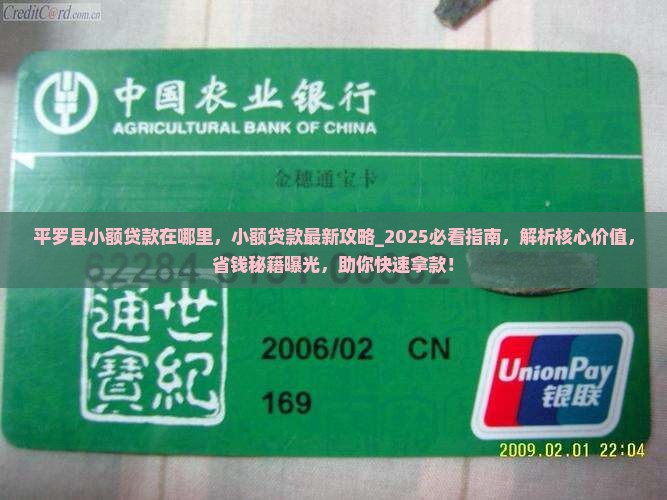 平罗县小额贷款在哪里