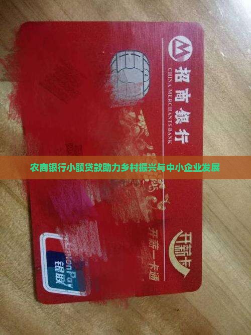 农商银行小额贷款助力乡村振兴与中小企业发展