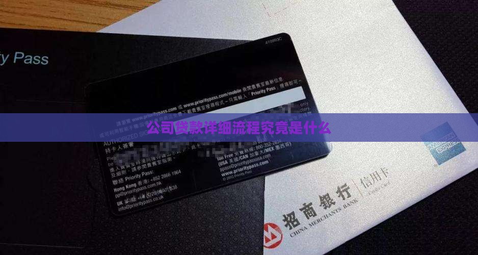 公司贷款详细流程究竟是什么