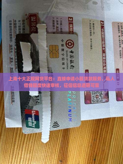上海十大正规网贷平台：直接申请小额贷款服务，私人借钱额度快速审核，征信信息透明可靠