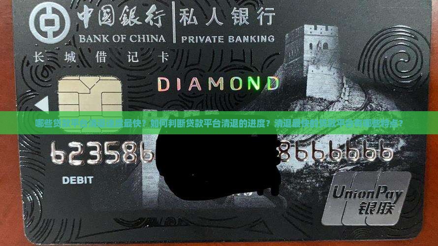 哪些贷款平台清退速度最快？如何判断贷款平台清退的进度？清退最快的贷款平台有哪些特点？