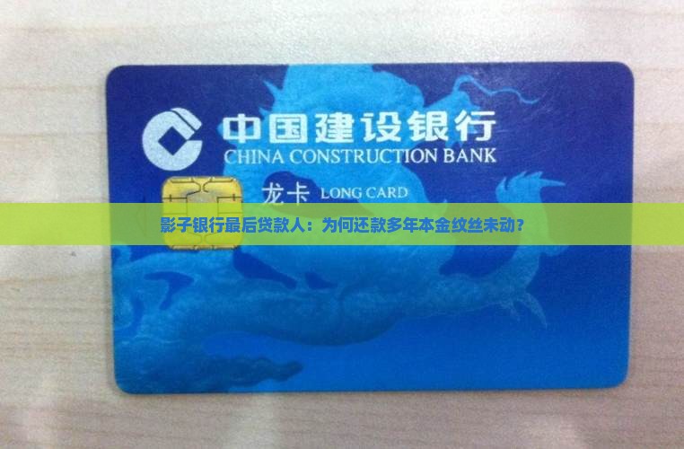 影子银行最后贷款人：为何还款多年本金纹丝未动？