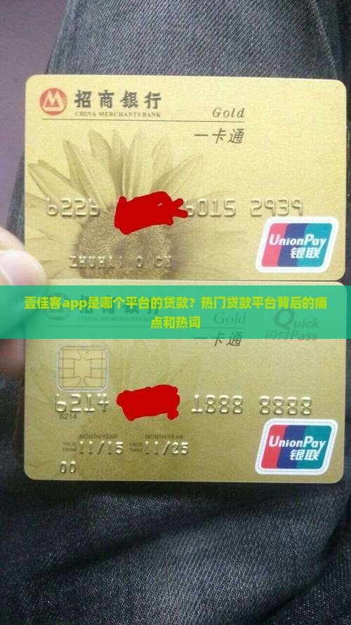 壹佳客app是哪个平台的贷款？热门贷款平台背后的痛点和热词