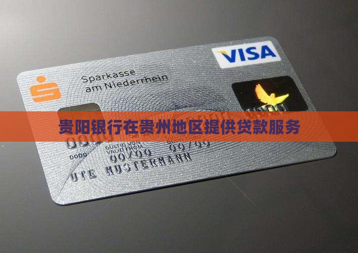 贵阳银行在贵州地区提供贷款服务