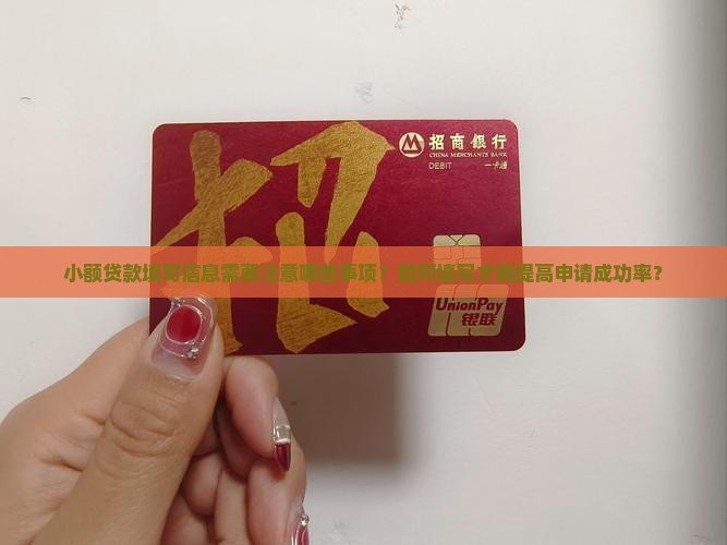 小额贷款填写信息需要注意哪些事项？如何填写才能提高申请成功率？