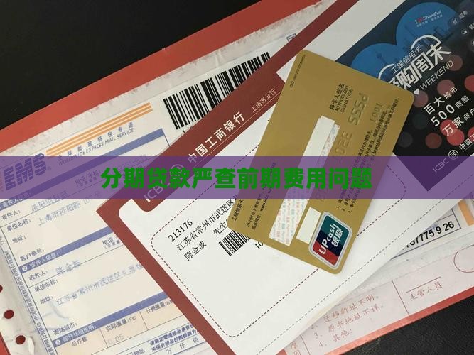 分期贷款严查前期费用问题