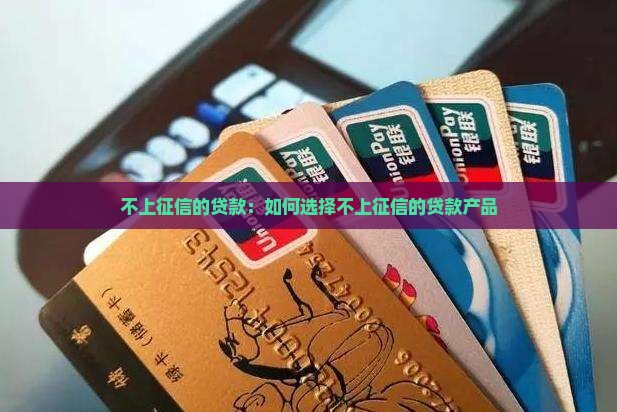 不上征信的贷款：如何选择不上征信的贷款产品