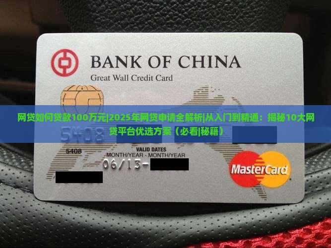 网贷如何贷款100万元