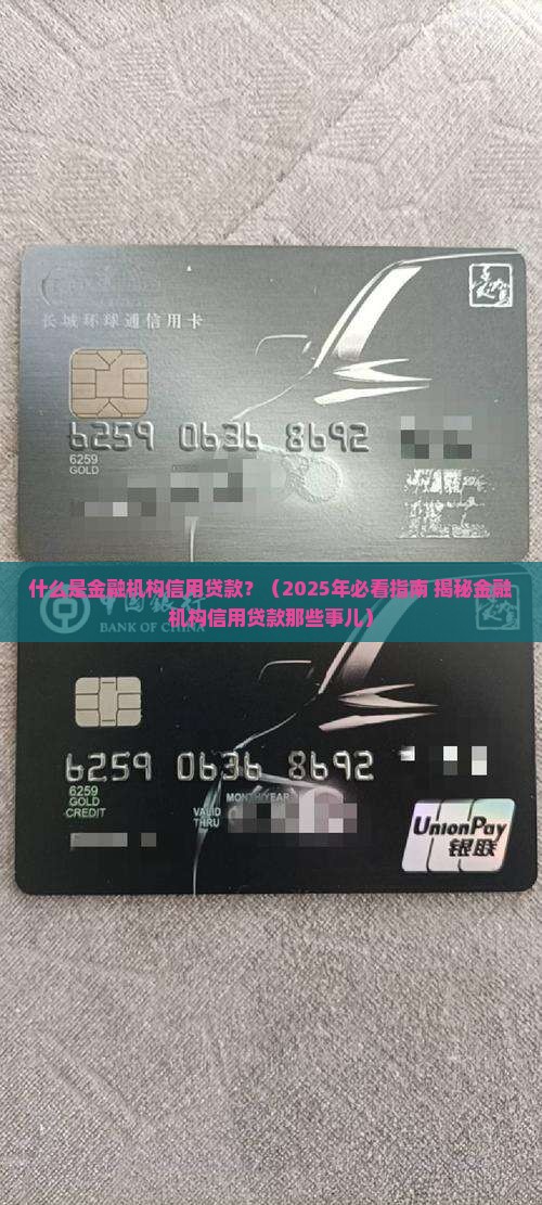 什么是金融机构信用贷款
