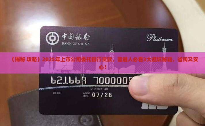 上市公司委托银行贷款
