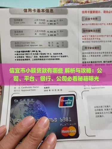 信宜市小额贷款有哪些