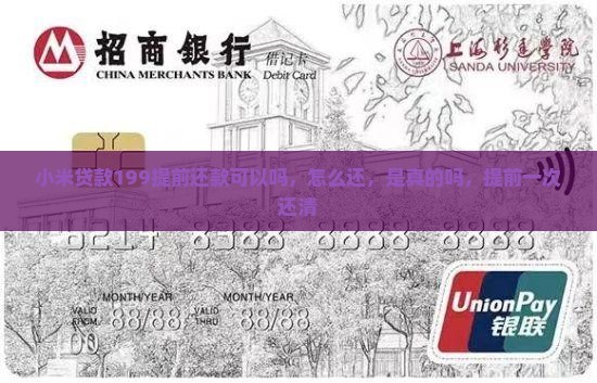 小米贷款199提前还款