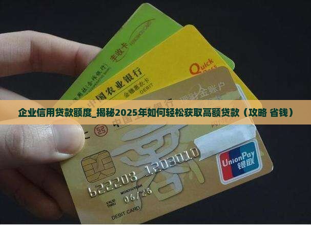 企业信用贷款额度